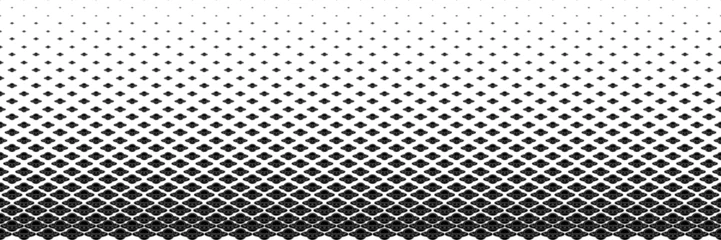 Foto op Plexiglas horizontal black halftone of ufo or identified flying objects design for pattern and background. © eNJoy Istyle