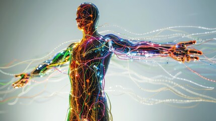 Meridians: Energy Flow Channels Connecting Various Parts of the Body, Conceptual Representation in High Resolution
