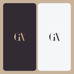 GX logo design vector image