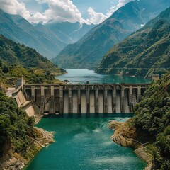 Clean energy generation from hydroelectric dam