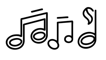 Music notes, music, music beat, music icon music-themed icons, featuring music notes, beats, and other musical elements, perfect for adding rhythm and melody to your designs.