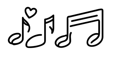 Music notes, music, music beat, music icon music-themed icons, featuring music notes, beats, and other musical elements, perfect for adding rhythm and melody to your designs.