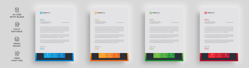 	
letterhead flyer corporate official minimal creative abstract professional informative newsletter magazine poster brochure design with logo	
