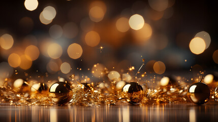 Festive Christmas Banner Background: Seasonal Greetings and Joyful Celebrations