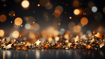 Festive Christmas Banner Background: Seasonal Greetings and Joyful Celebrations