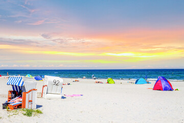 Strand in Maasholm, Ostsee, Deutschland 