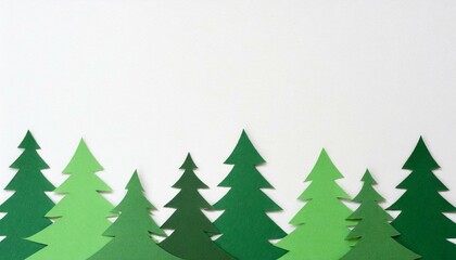 green  tree paper background