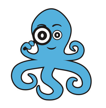 funny octopus cartoon