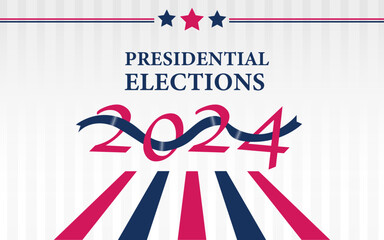 Presidential election 2024 poster design, US election poster design