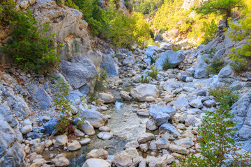 View of Goynuk canyon in Antalya province, Turkey