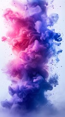 Vibrant Watercolor Splash Abstract Generative AI