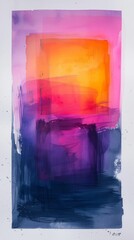 Pastel Watercolor Abstract for Modern Background Generative AI