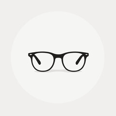 Glasses icon clip art vector illustration