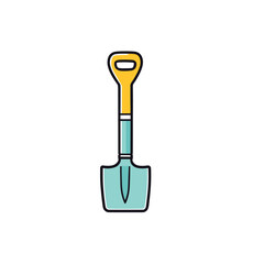 Shovel icon illustration vector design