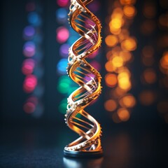 Double helix structure of DNA molecule