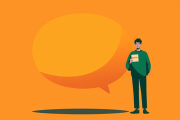 Fototapeta premium man with idea