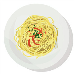 spaghetti with sauce