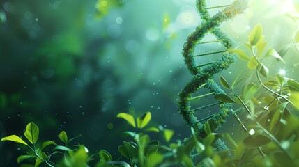 Science Biotechnology DNA abstract