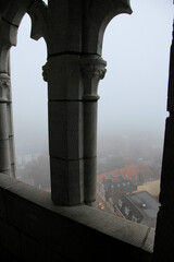 Ghent, Belgium , view from the tower of Ghent