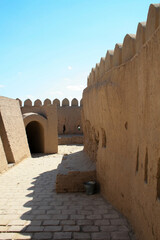 Ancient city walls of Khiva