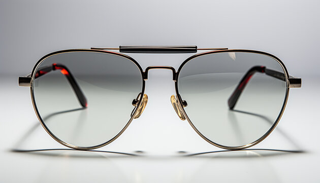Fashionable eyeglasses reflect modern elegance, the way forward in style generated by AI