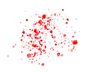 Abstract Paint Splatter Vector Illustration Splash with white background 