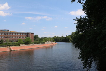 The river Spree in Berlin, Germany - 737494273