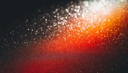 color gradient grainy background red orange white illuminated spots on black noise texture effect - Powered by Adobe