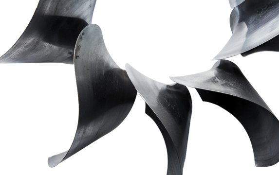 Aperture Blades Unleashing Dynamics Isolated on Transparent Background.