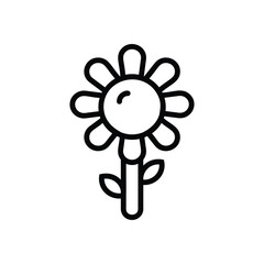 flowar icon with white background vector
