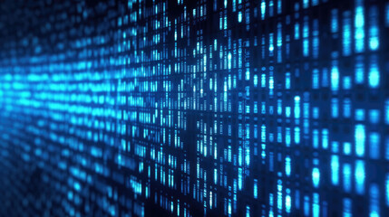 Digital binary data background