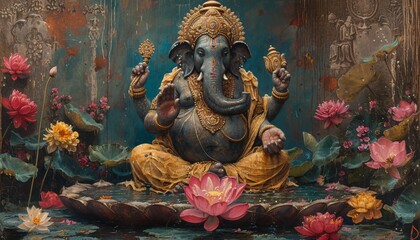 Ganesh the Elephant God Generative AI