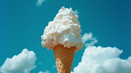 Illusion of Ice Cream Cone with Cloud Generative AI