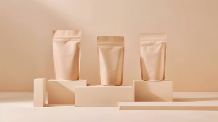 Packaging photo of blank pouches