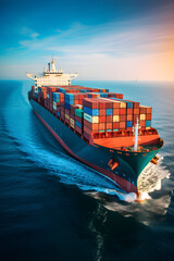 Global Journey: Capturing the Essence of International Freight Shipping at Sea