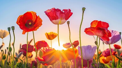 Obraz premium field of poppies