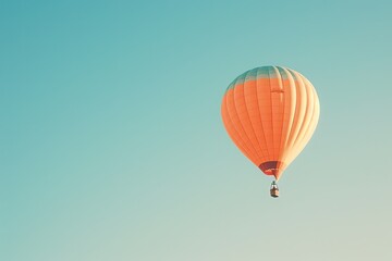 Fototapeta premium hot air balloon in flight