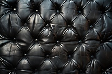 Black leather backdrop and pattern