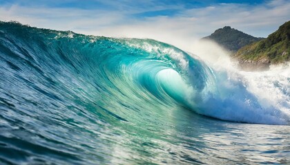 beautiful ocean wave as a background