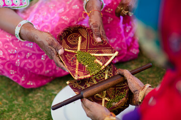  the Indian Yajna ritual. Indian Vedic fire ceremony called Pooja. A ritual rite, for many...