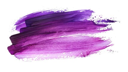 Purple watercolor texture paint stain Shining brush stroke for you amazing design project - obrazy, fototapety, plakaty