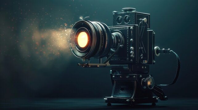 An icon representing a cinema camera
