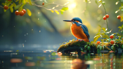 beautiful kingfisher