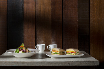 cup of tea and cookies