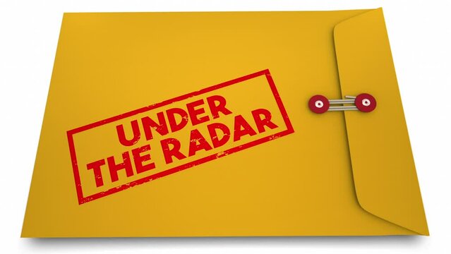 Under the Radar Confidential Secret Files Yellow Envelope Unknown Facts 3d Animation