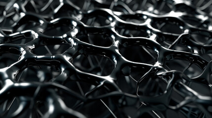 Liquid Metal Lattice. Generative AI