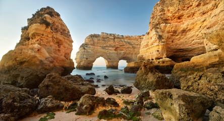 Küste beim Praia da Mesquita, Algarve,