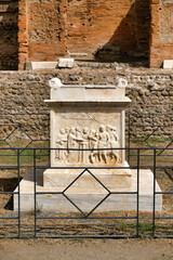 The Temple of the Genius Augusti, also known as the Temple of Vespasian, is a Roman temple located...