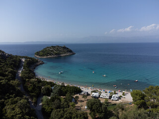 Fototapeta premium Beautiful Divna beach on Peljesac peninsula in southern Croatia