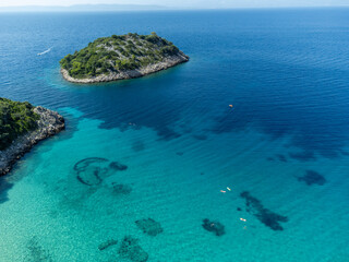 Beautiful Divna beach on Peljesac peninsula in southern Croatia